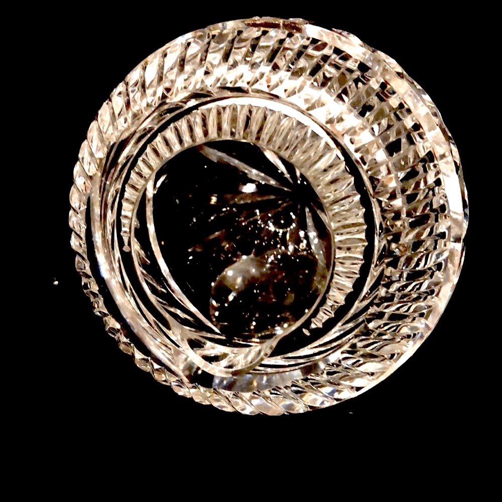 Vintage cut crystal ash tray——SOLD-SOLD-SOLD